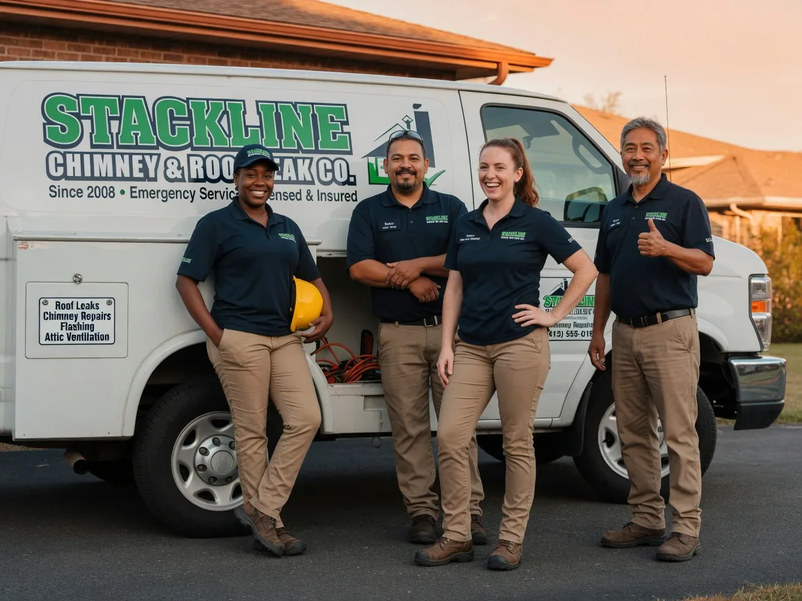 Chimney flashing repair company in Royal, NE